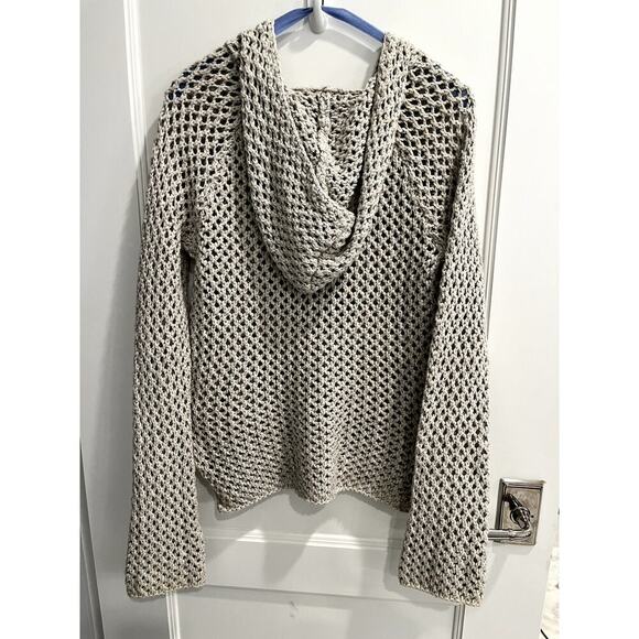 Abercrombie Open Knit Sweater Hood Size XL (see measurements - runs small) - Picture 5 of 5